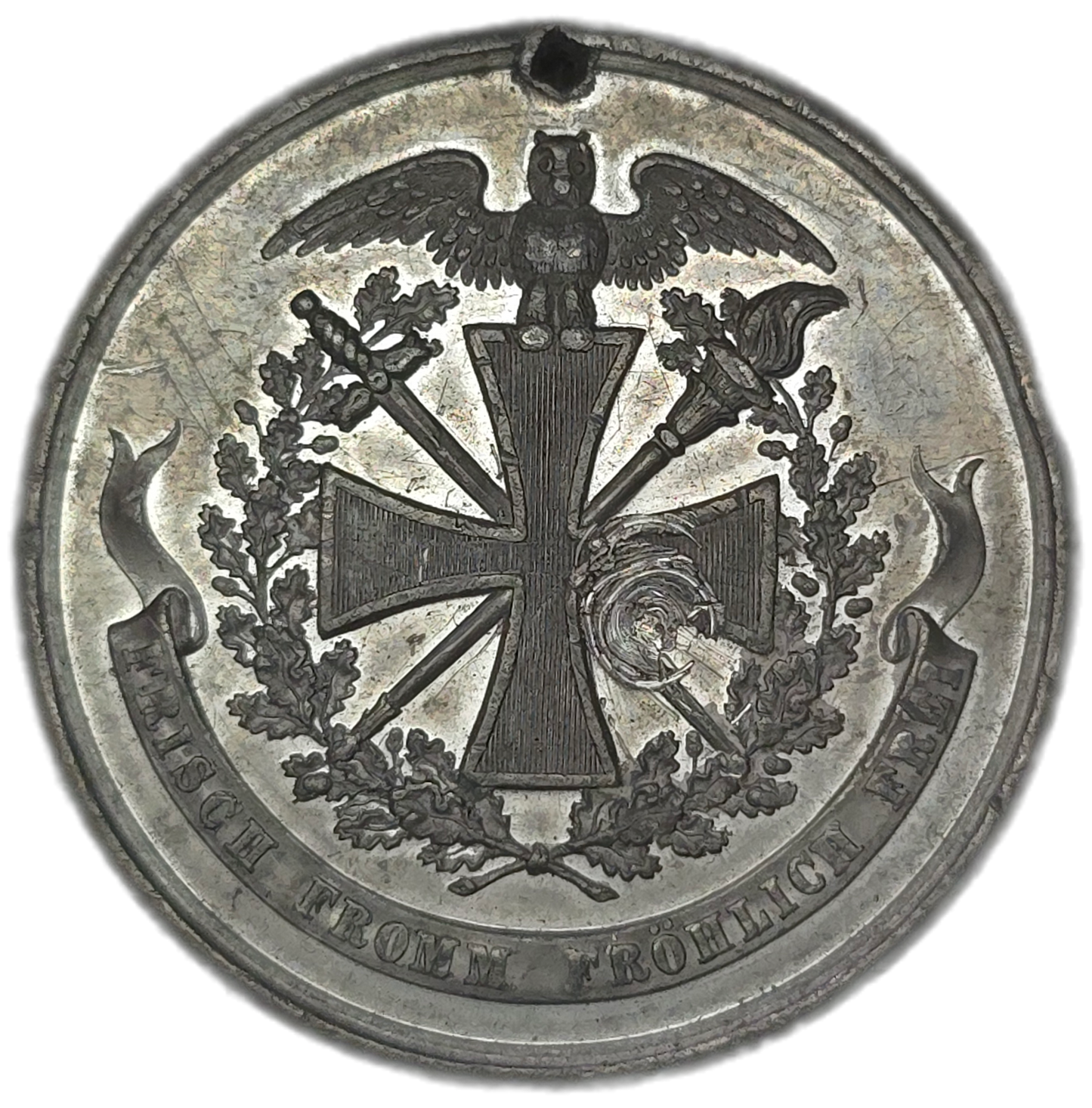 1868 Germany Gymnastics Festival Medal, Rhineland-Westphalian