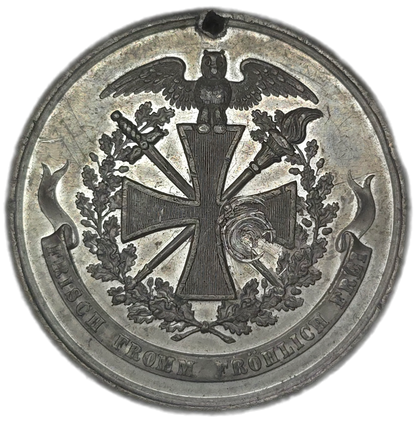 1868 Germany Gymnastics Festival Medal, Rhineland-Westphalian