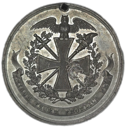 1868 Germany Gymnastics Festival Medal, Rhineland-Westphalian