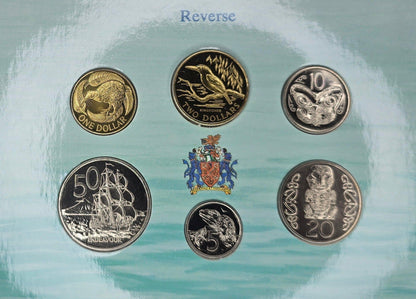 1993 New Zealand Kingfisher Uncirculated Set