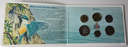 1993 New Zealand Kingfisher Uncirculated Set