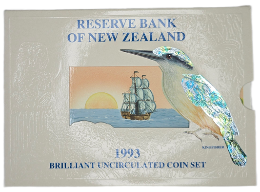 1993 New Zealand Kingfisher Uncirculated Set