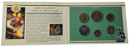1994 New Zealand Bi-Metal 50 cent uncirculated set
