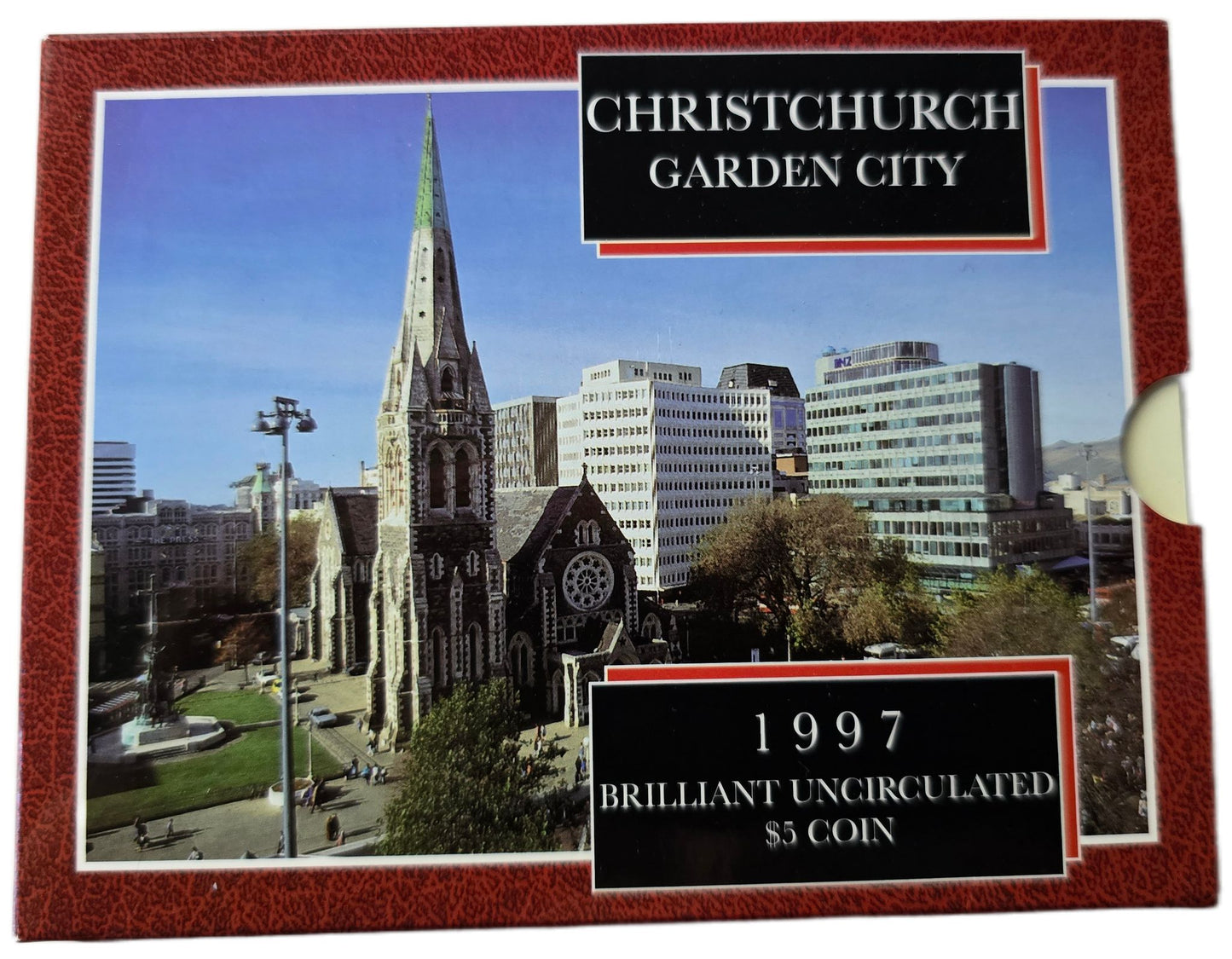 1997 Christchurch Brilliant Uncirculated Coin