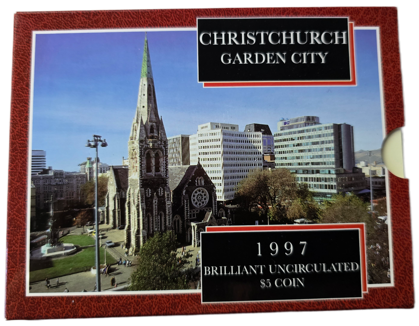 1997 Christchurch Brilliant Uncirculated Coin