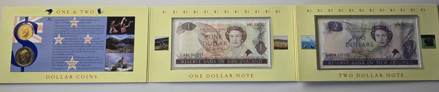 1990 New Zealand Kiwi Dollar Collection