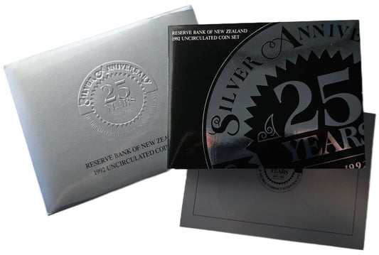 1992 New Zealand Uncirculated Set, 25 Years of Decimal Currency