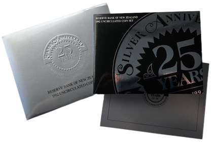 1992 New Zealand Uncirculated Set, 25 Years of Decimal Currency