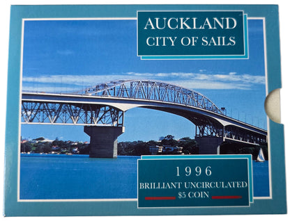 1996 Auckland Brilliant Uncirculated Coin