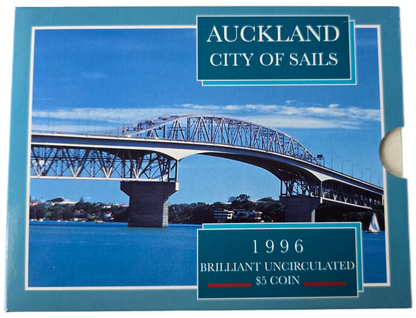 1996 Auckland Brilliant Uncirculated Coin