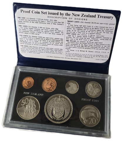 1975 New Zealand Proof Set