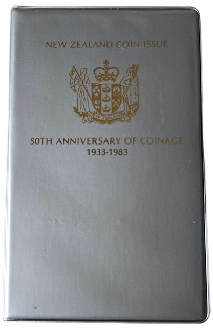 1983 New Zealand 50th Anniversary of Coinage Uncirculated Set