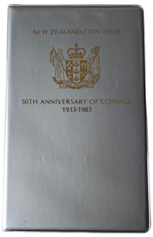 1983 New Zealand 50th Anniversary of Coinage Uncirculated Set