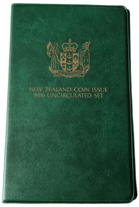 1986 New Zealand Kakapo Uncirculated Coin Set