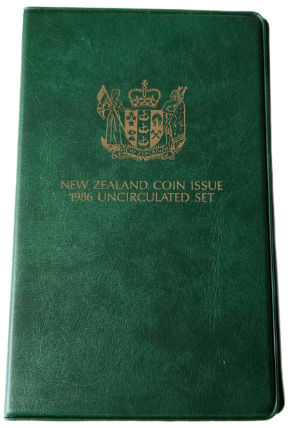 1986 New Zealand Kakapo Uncirculated Coin Set