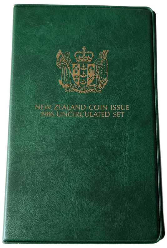1986 New Zealand Kakapo Uncirculated Coin Set