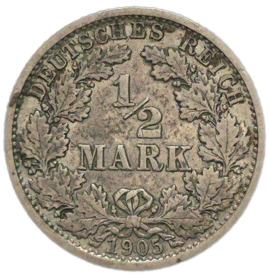 1905 Germany 1/2 Mark