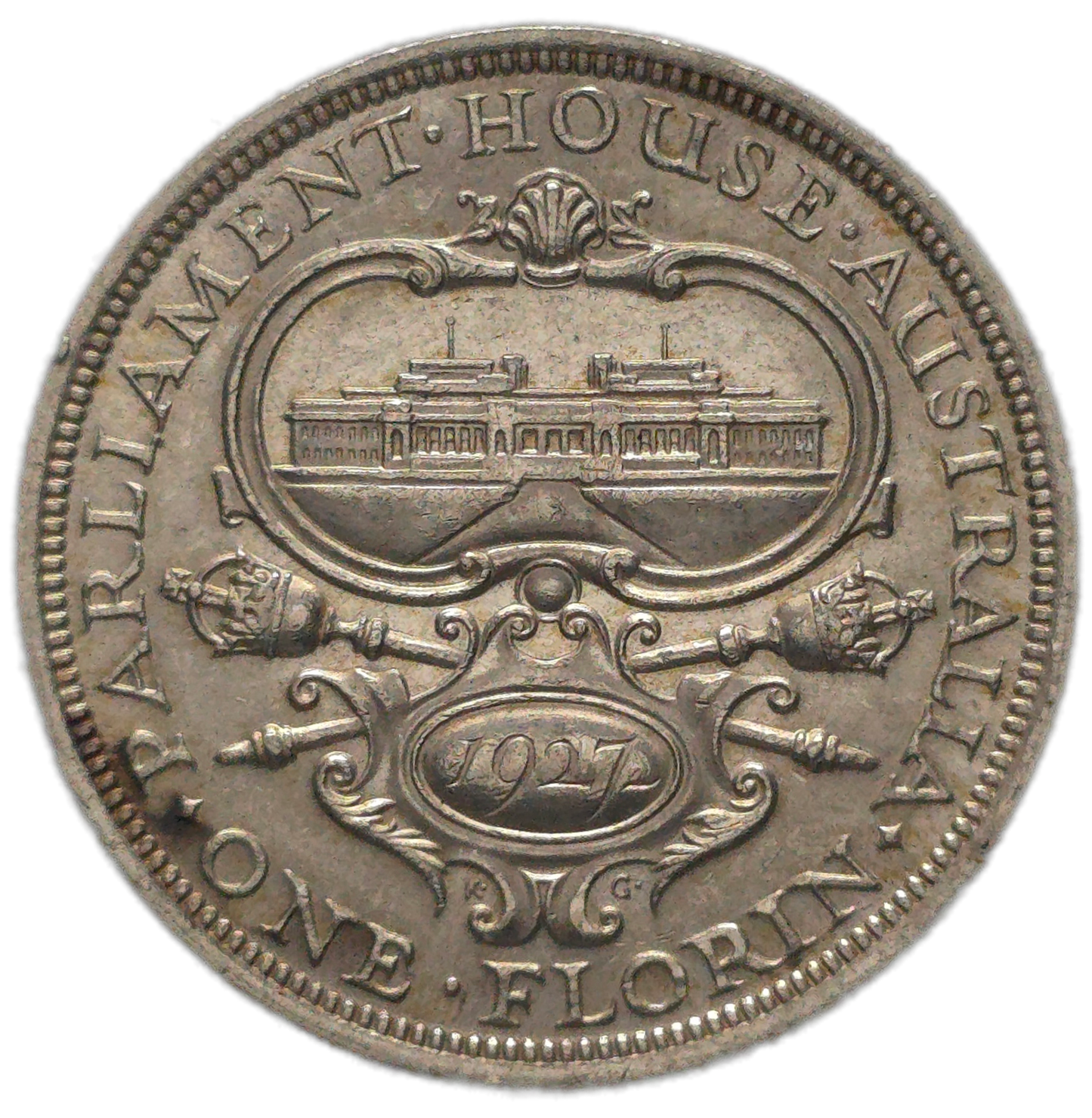 1927 Australia Canberra Florin, gEF