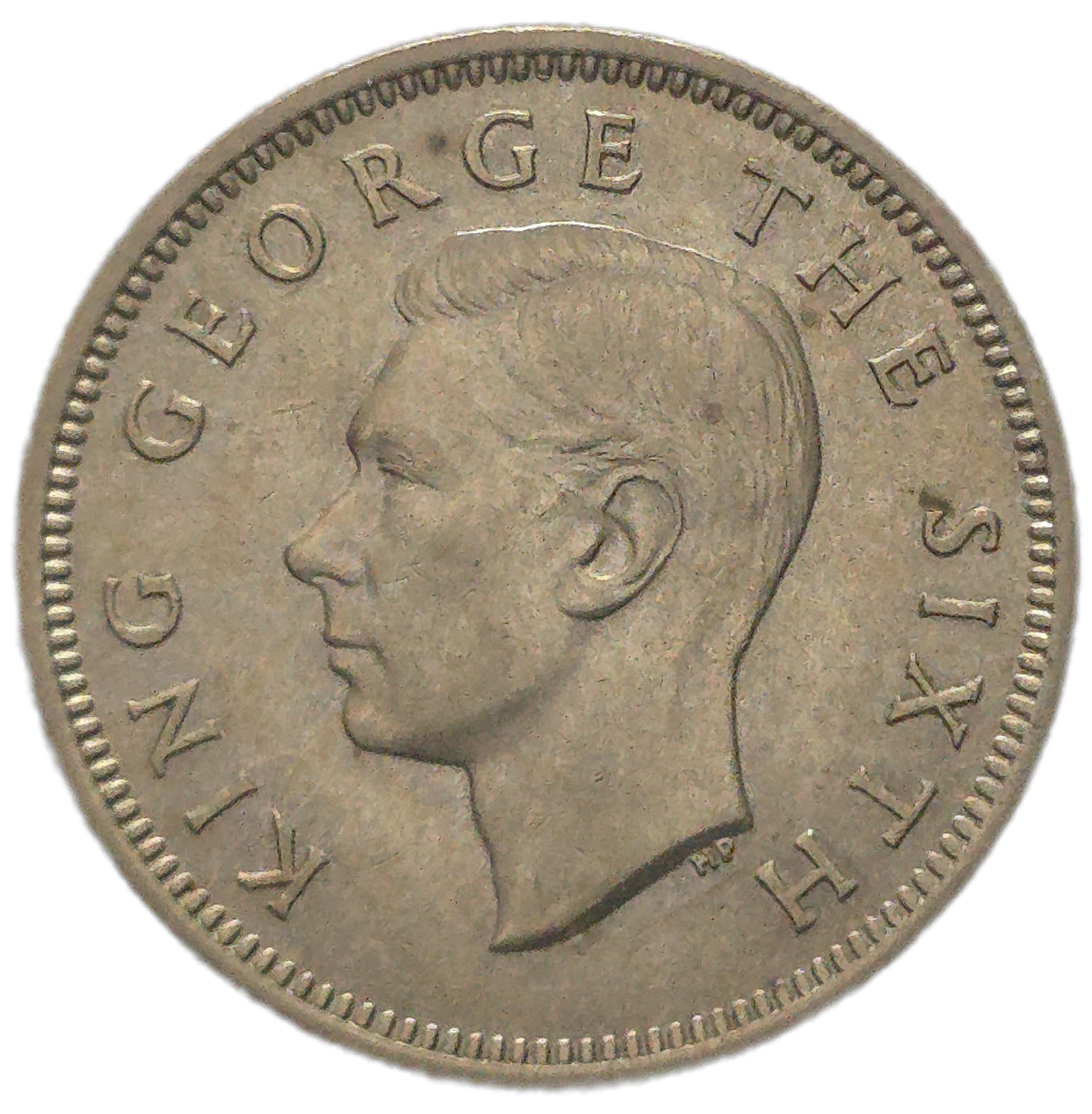 1948 New Zealand Shilling, EF