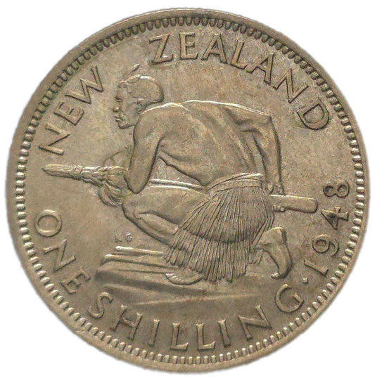 1948 New Zealand Shilling, EF