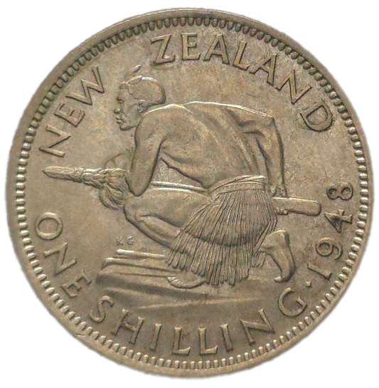 1948 New Zealand Shilling, EF