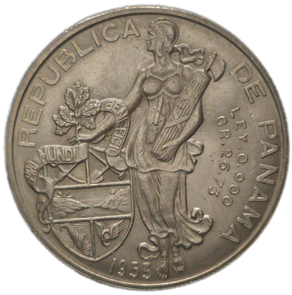 1953 Panama 1 Balboa, EF