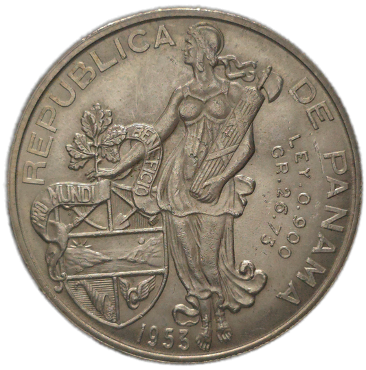 1953 Panama 1 Balboa, EF