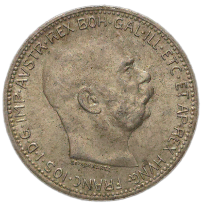1915 Austrian Empire 1 Corona, EF