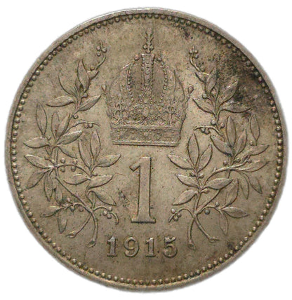 1915 Austrian Empire 1 Corona, EF