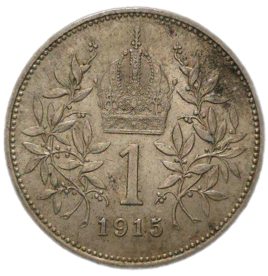 1915 Austrian Empire 1 Corona, EF