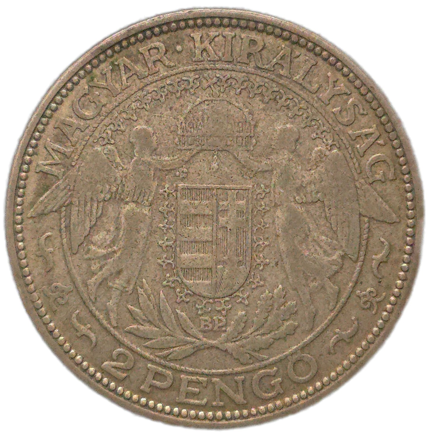 1929 Hungary 2 Pengo