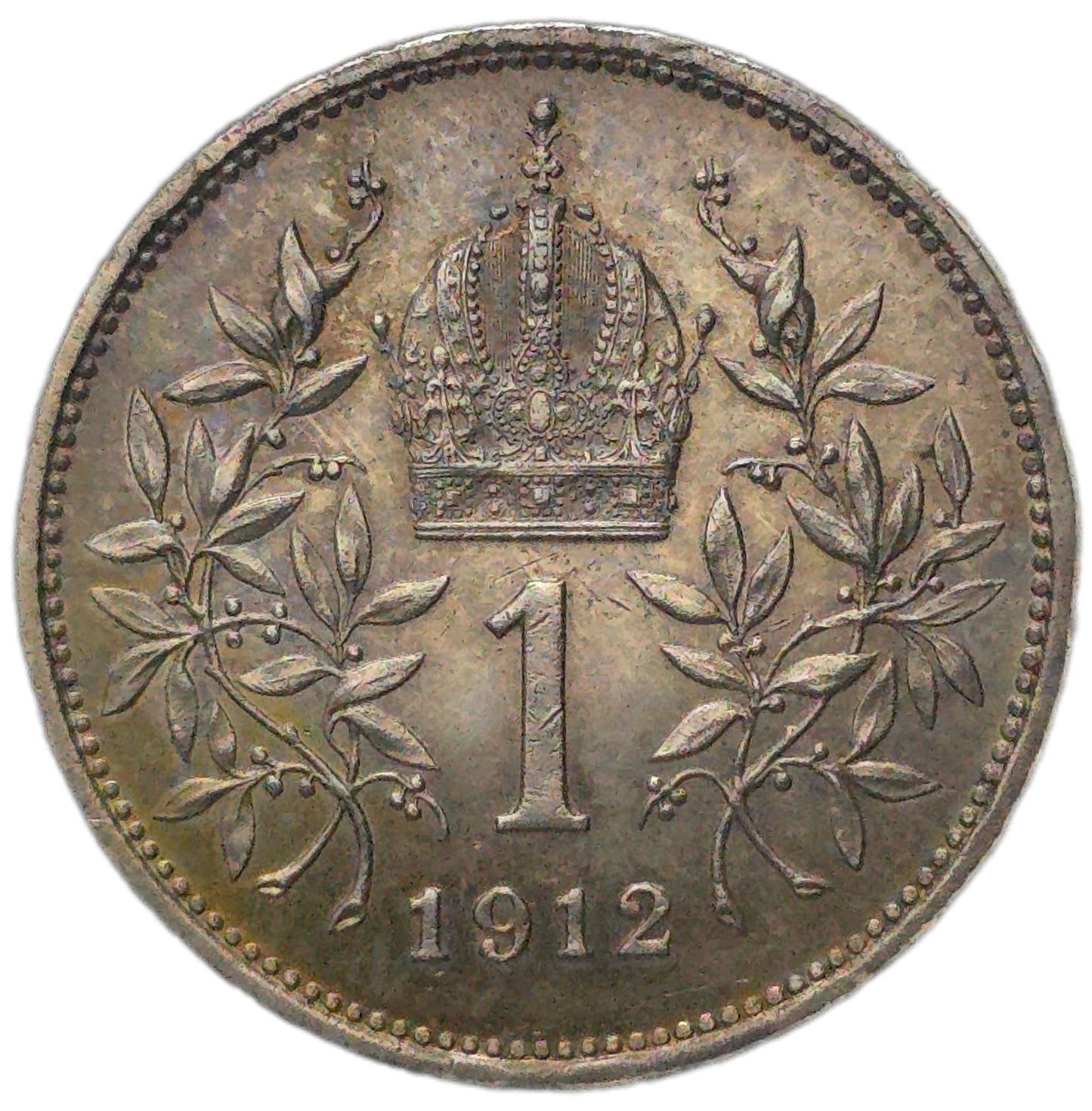 1912 Austrian Empire 1 Corona