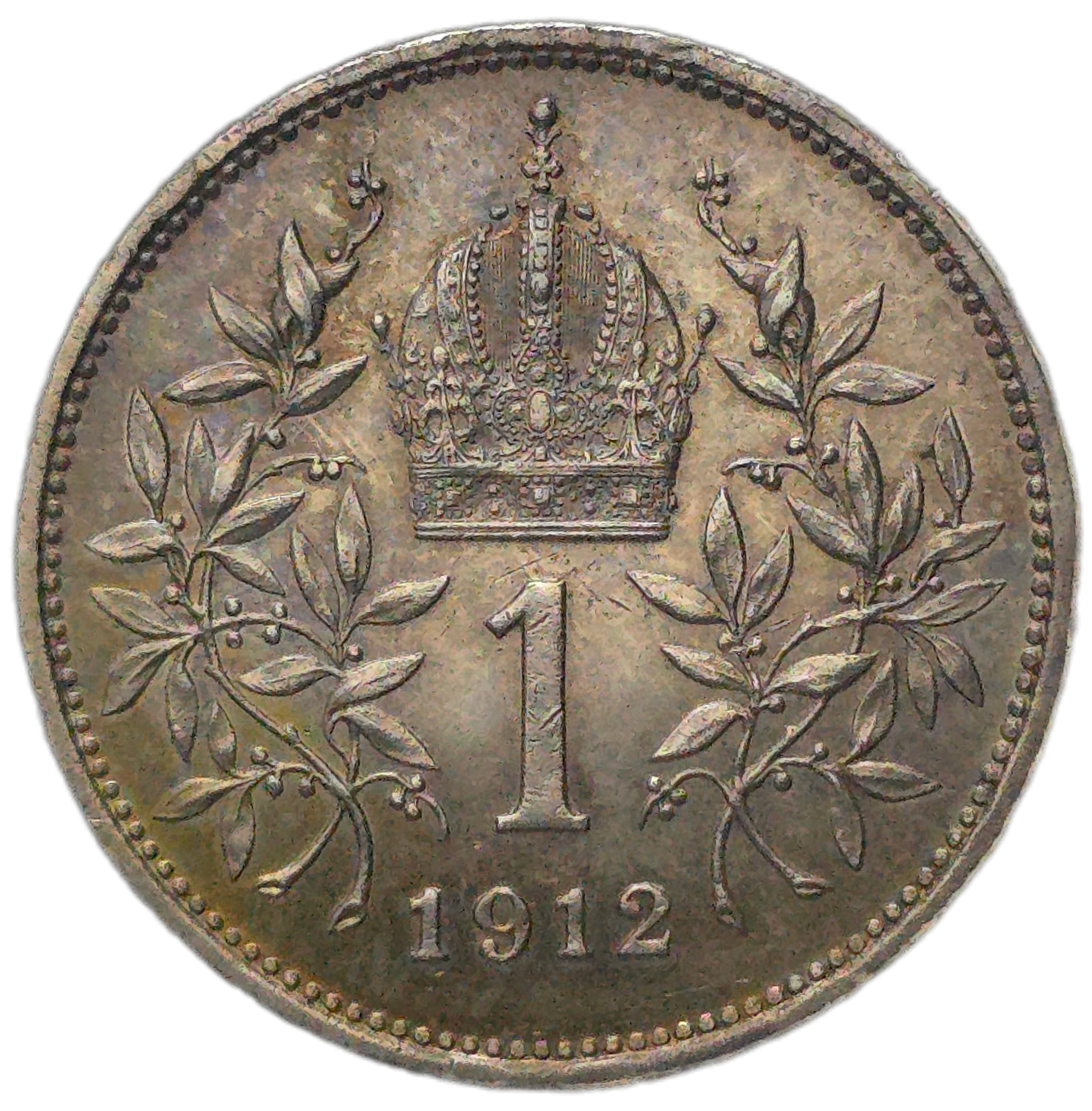 1912 Austrian Empire 1 Corona