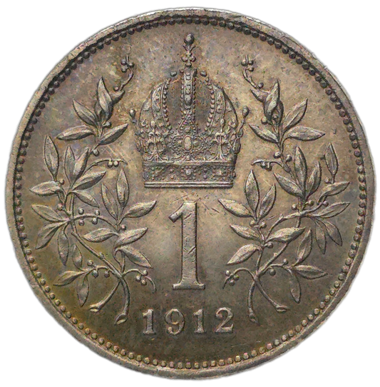 1912 Austrian Empire 1 Corona