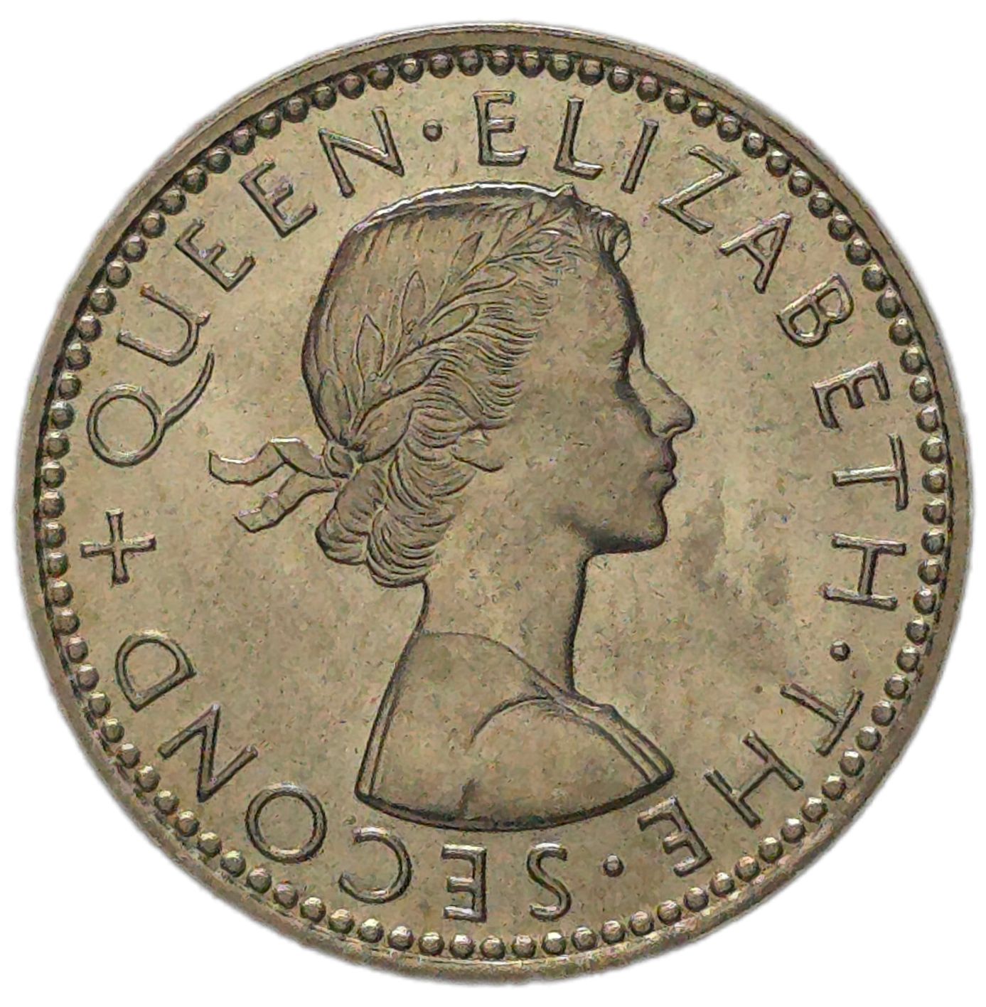 1965 New Zealand Sixpence, Uncirculated