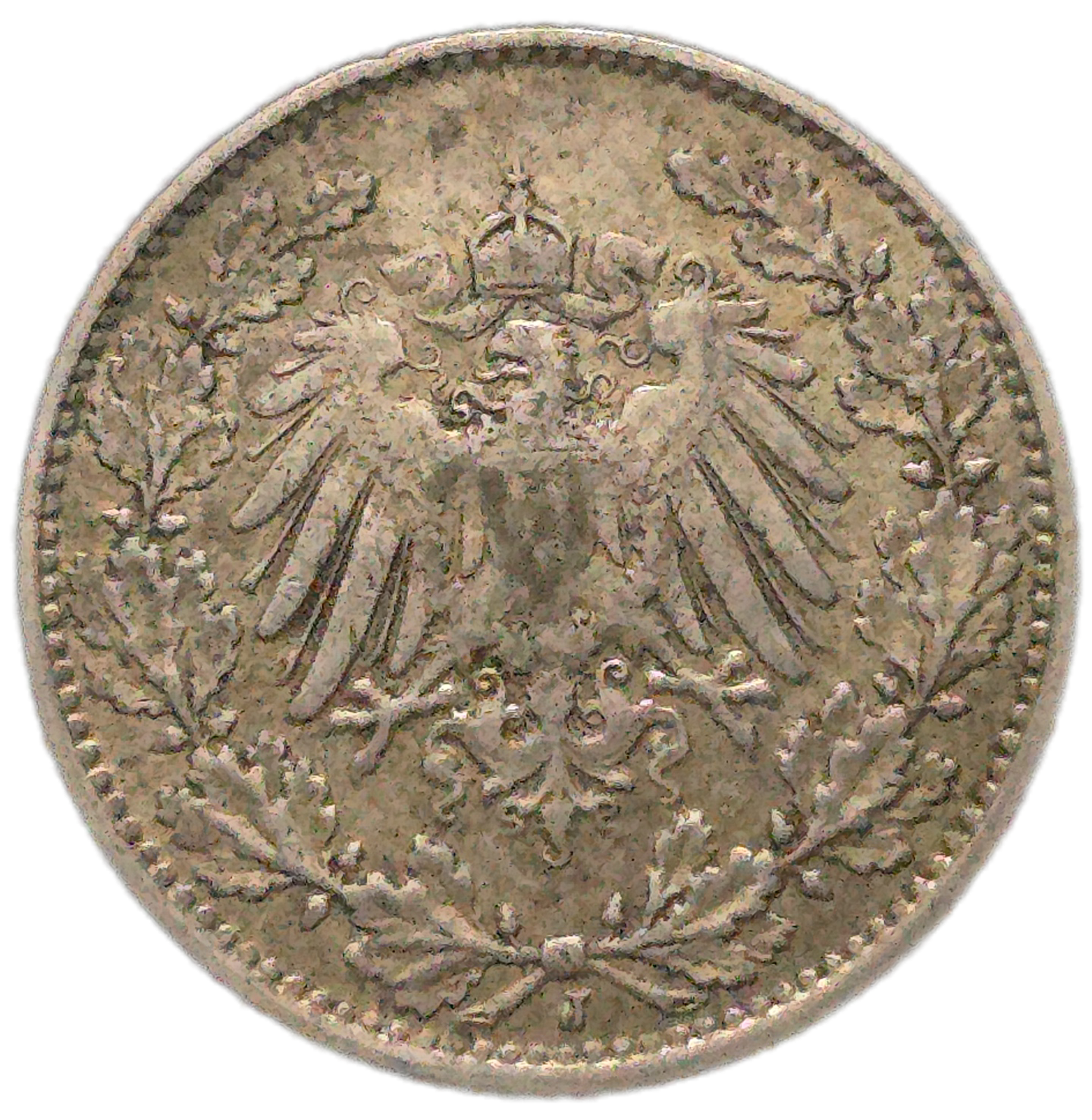 1914 Germany 1/2 Mark