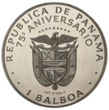 1978 Panama 1 Balboa 0.925 Silver Proof