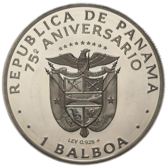 1978 Panama 1 Balboa 0.925 Silver Proof