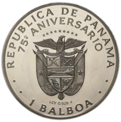 1978 Panama 1 Balboa 0.925 Silver Proof