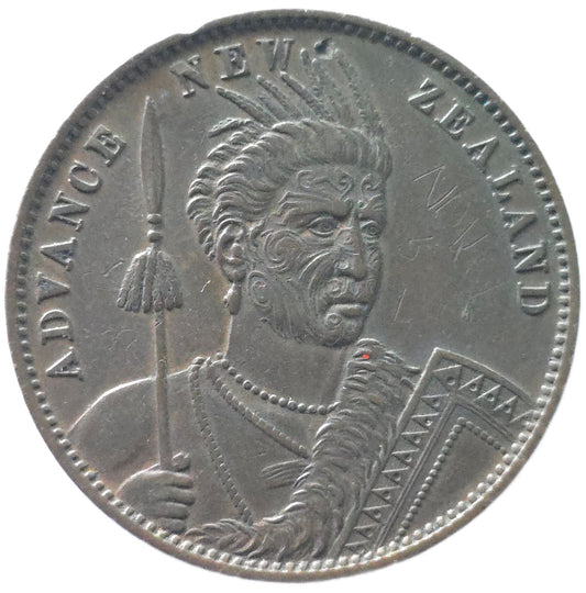 1881 New Zealand Trade Token Milner & Thompson