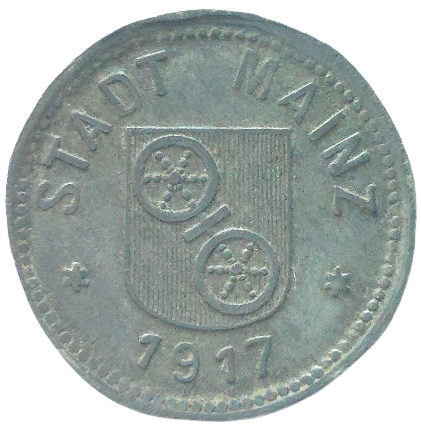 1917 Germany Mainz 10 pfennig Notgeld