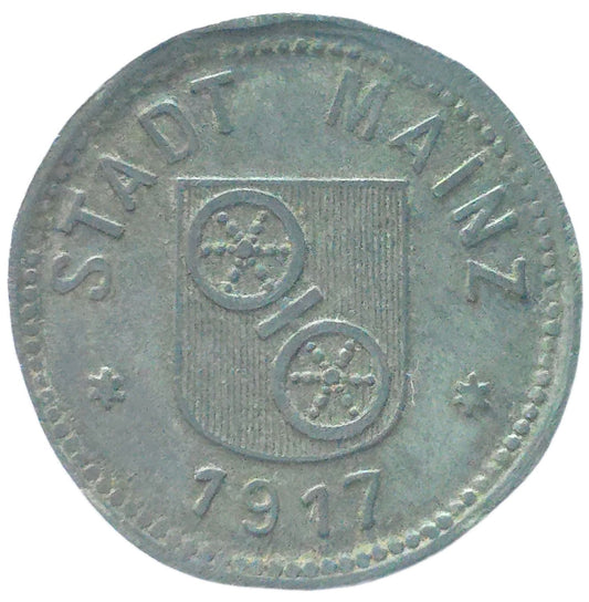 1917 Germany Mainz 10 pfennig Notgeld