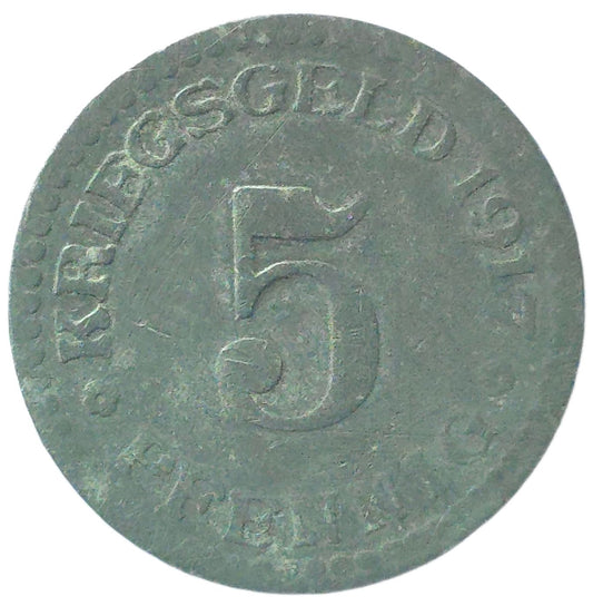 1917 Germany Cassel 5 pfennig Notgeld