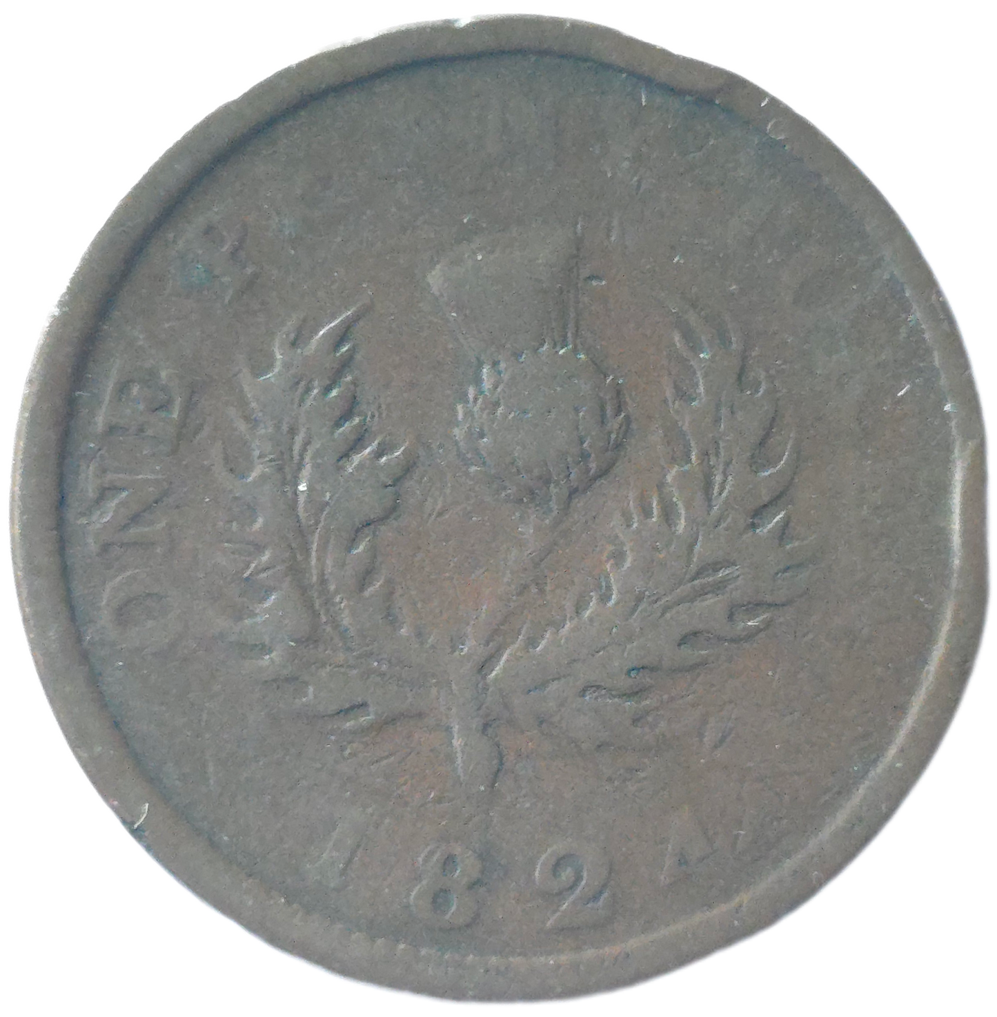 1824 Nova Scotia Canada Penny, George IV