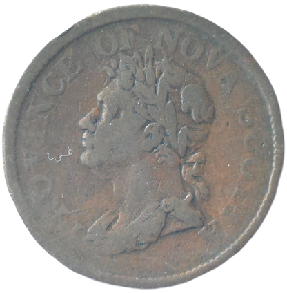 1824 Nova Scotia Canada Penny, George IV
