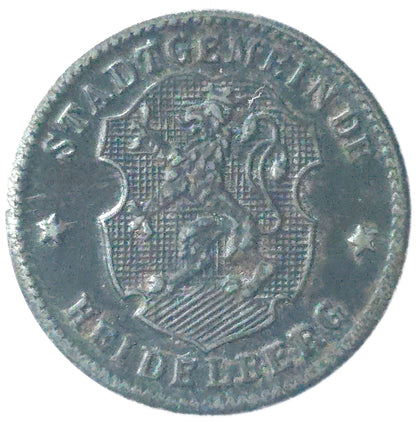 1917 Germany Heidelberg 10 pfennig Notgeld