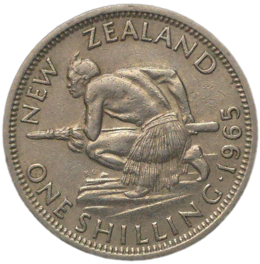 1965 New Zealand Shilling, Broken Back