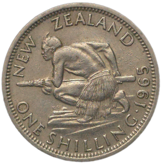 1965 New Zealand Shilling, Broken Back