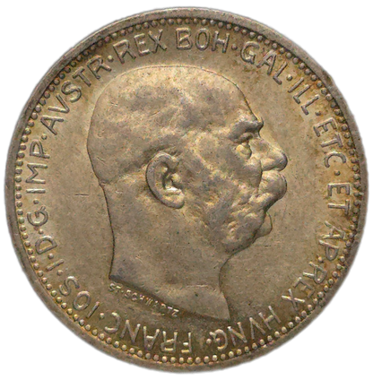 1914 Austrian Empire 1 Corona, EF