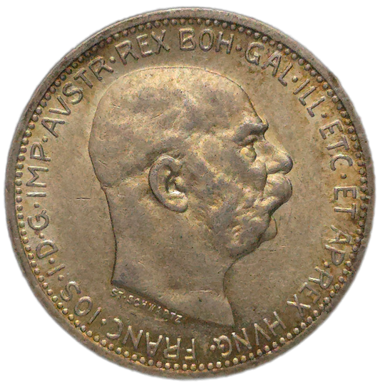 1914 Austrian Empire 1 Corona, EF